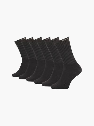 Calvin Klein Táskák & Kiegészítők HU957007 | Calvin Klein Crew Férfi Zokni Fekete